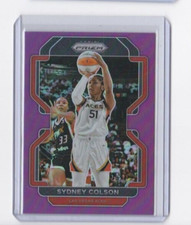 SYDNEY COLSON '22 WNBA PANINI PRIZM PURPLE PARALLEL CARD #/99-SHIPS FREE IN US