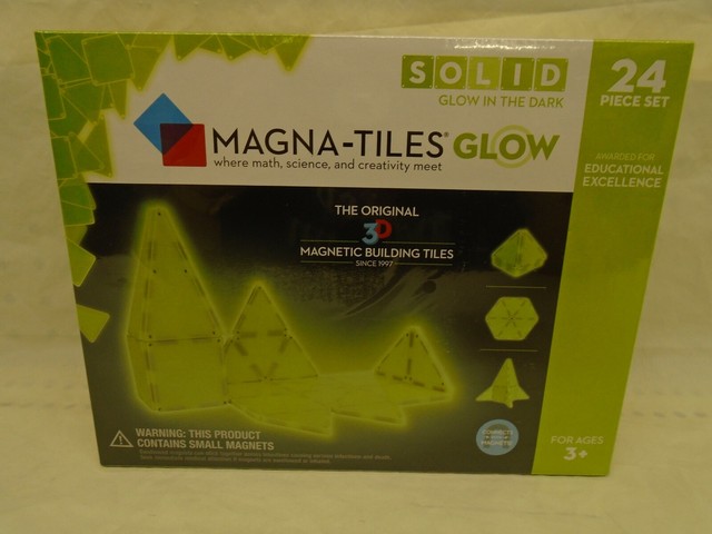 glow in the dark magnetic tiles