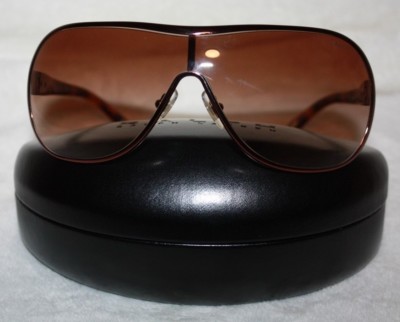 Ralph Lauren Women's Gradient Bronze Orange Aviator Sunglasses RA 4078  104/13