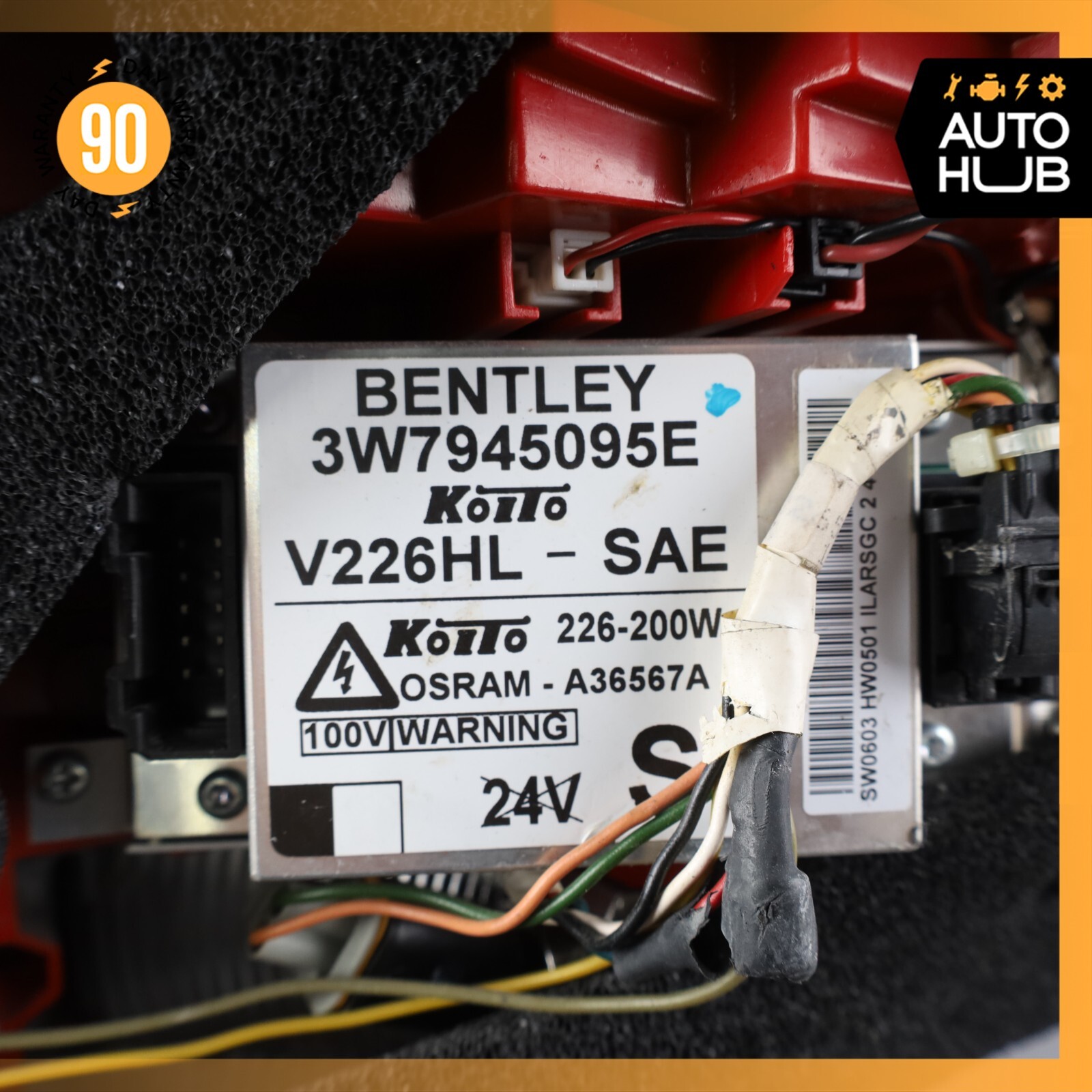 03-09 Bentley Continental GTC Left Driver Side Tail Light Lamp OEM 62k