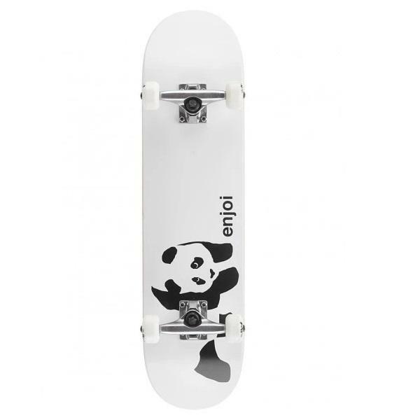Enjoi Whitey Panda FP Complete Skateboard 7.75" - White