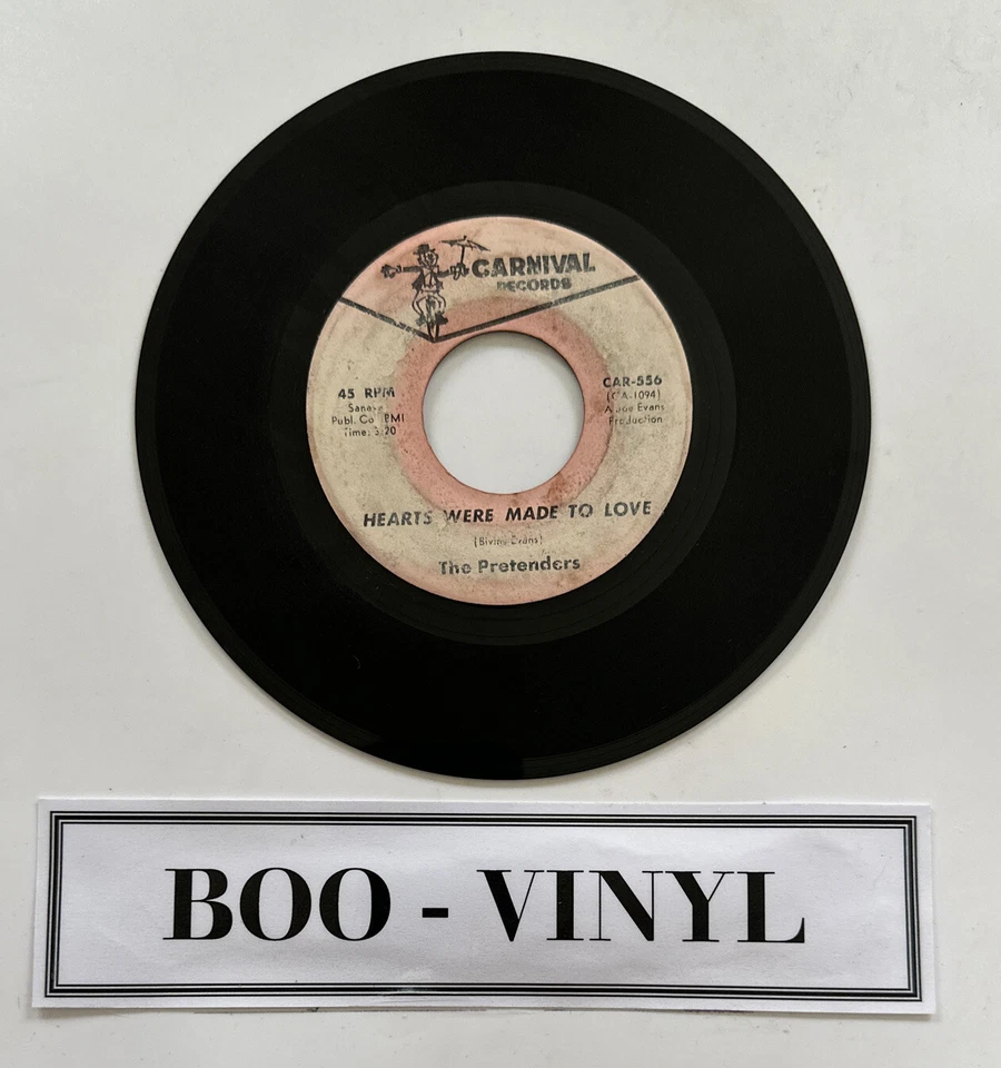 The Pretenders ~Hearts Were Made To Love 7” Northern Soul Vinyl Record Vg+ - Image 2 of 4