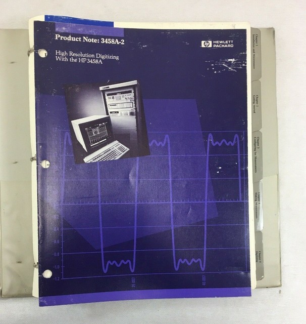 HP 3458A Multimeter Operating Program & Configuration Manual 03458
