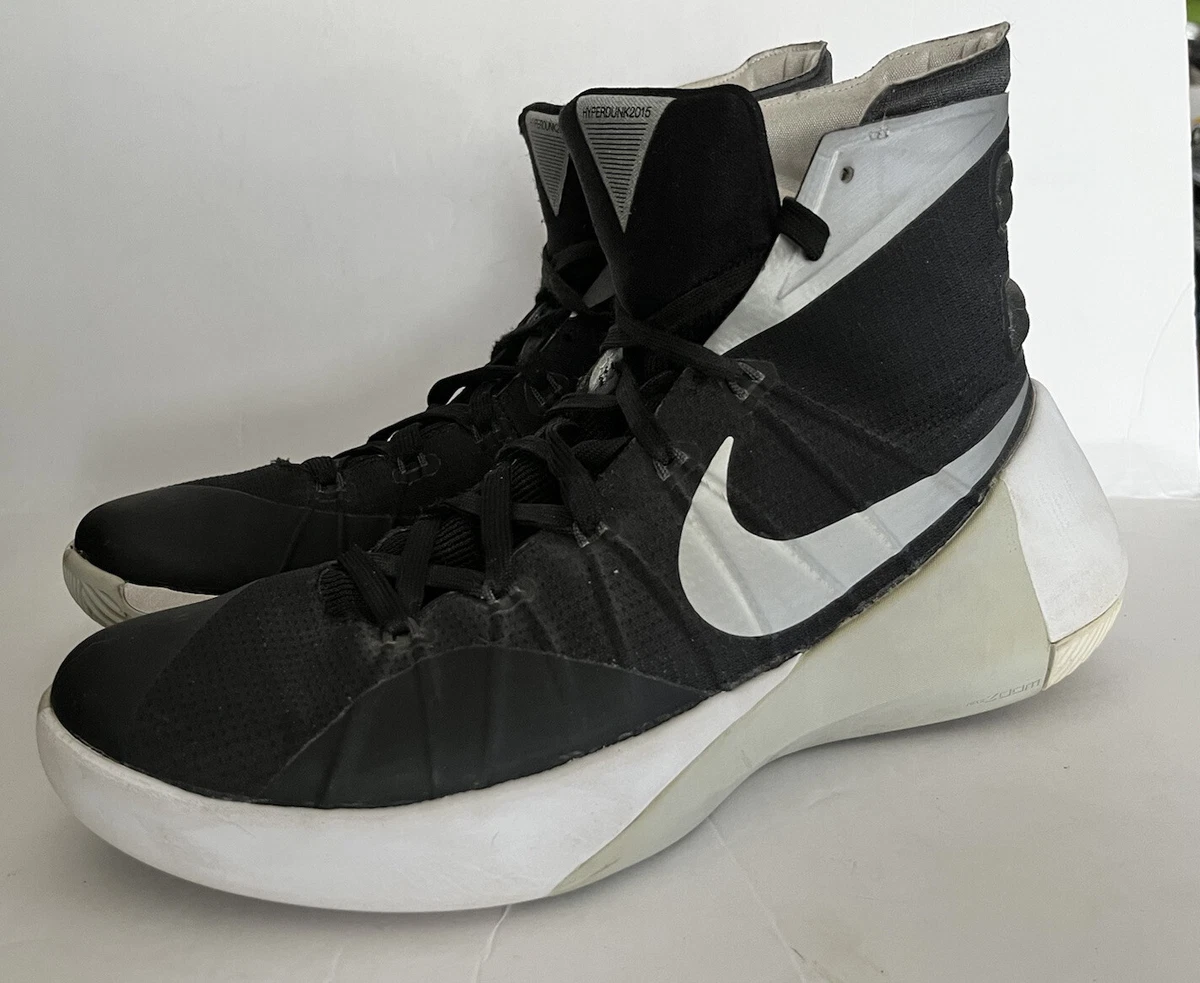 NIKE Hyperdunk 2015 Basketball Shoes Men 9 TB 749645 001 Black