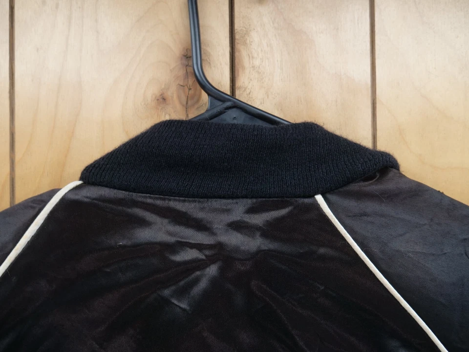 Chaqueta de bombardero High Five McDonnell Douglas MD-80 de colección para hombre grande aviación hecha en EE. UU. Foto 3 de 4