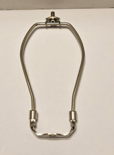 6 1/2 "TALL Nickel Plated Lamp Harp With Base Regular NEW 12781NJB