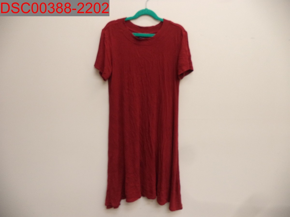 american eagle tee shirt dress American Eagle Outfitters rust orange t-shirt dress small
