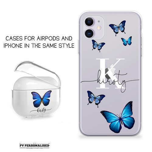 PERSONALISED PHONE + AIRPODS CASE NAME MATCHING COVER FOR APPLE IPHONE 12  13 SE | eBay