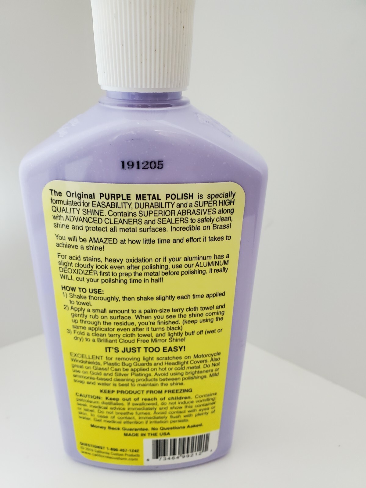 California Custom PURPLE METAL POLISH 12oz eBay