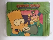 SIMPSONS BART CARTOON STUDIO PROMOTIONAL MOUSEPAD SEALED 1996
