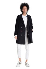Desigual Cambridge Coat Black Double Breasted Jewel Buttons Rrp£214 L Uk 14