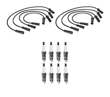 Denso Wire Set 7mm & 8 Iridium TT Spark Plug 0.040 Kit For Chevy GMC 7.4 V8