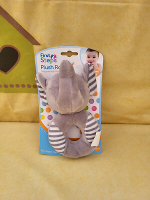 Baby Rassel Klapper first steps kleiner Elefant neu