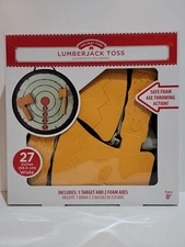 Lumberjack Toss Game Safe Foam Axe Throwing Game with Easy Fold Target