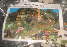Country Cottage Sure-Lox 1000 Piece Jigsaw Puzzle Sealed BOXLESS