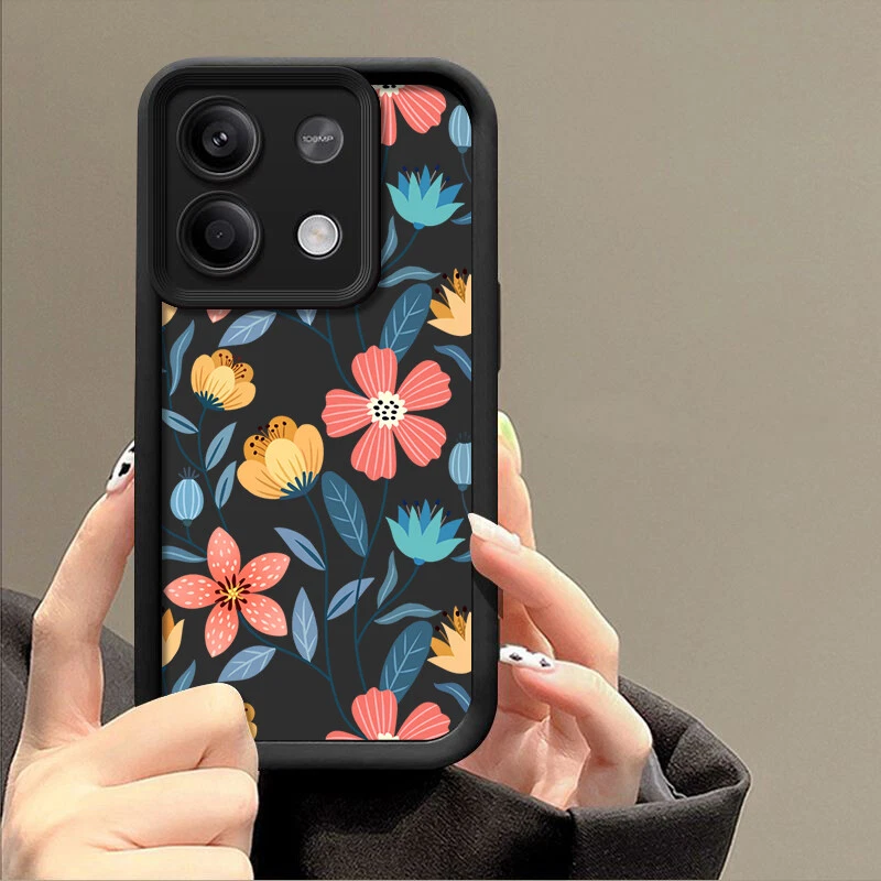 Flowers For Xiaomi Poco F6 X6 M6 Pro Redmi Note 13 Pro Silicone Phone Case Cover - Image 3 of 4
