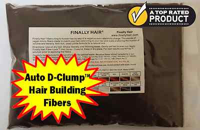 AUTO DE-CLUMP(TM) HAIR BUILDING FIBERS REFILL FINALLY HAIR  LOSS CONCEALER 57gr
