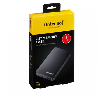 Festplatte 5TB HHD Intenso 2,5'' Externe  Memory Case 5 TB 5400 RPM 2.5'' USB 3.2