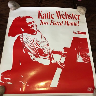 KATIE WEBER TWO-FISTED MAMA  POSTER  2'' X 22'' SOUL VINTAGE