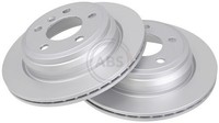 2X Bremsscheibe Hinten ABS 18154 FÜR BMW Bremsscheiben Scheibenbremse