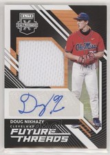 2021 Panini Elite Extra Edition Future Threads Signatures Doug Nikhazy Auto 0m1p