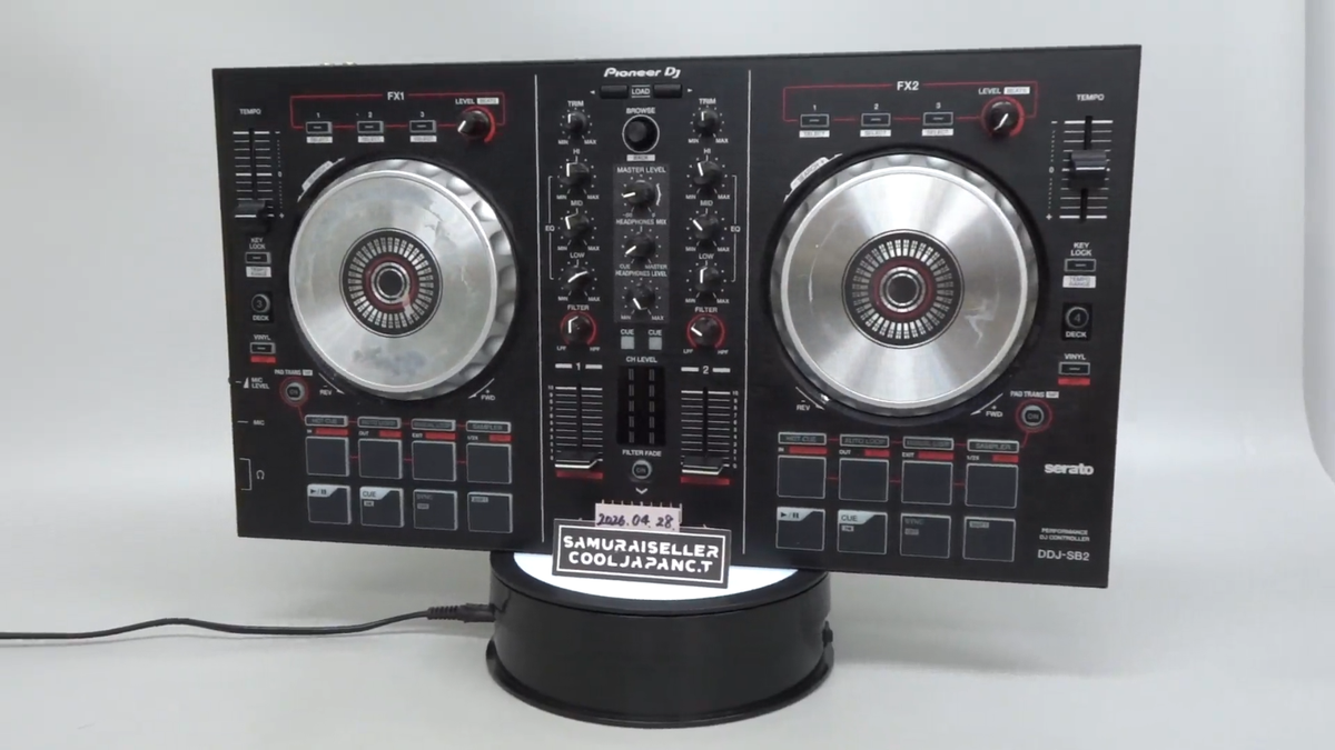 Pioneer DJ DDJ-SB2 Black DJ Controller 2-Channel Serato DJ Pro