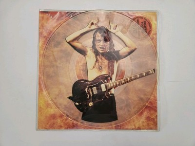 Rare !! AC/DC Angus Young Vinyl Picture Disc LP Highway to Hell '92 w/ Insert 