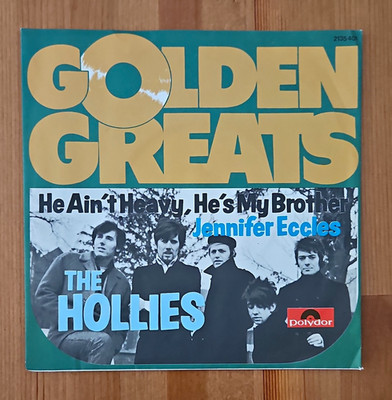 The Hollies Polydor He Ain't Heavy/Jennifer Eccles 7'' Single 45 2135 401 1976