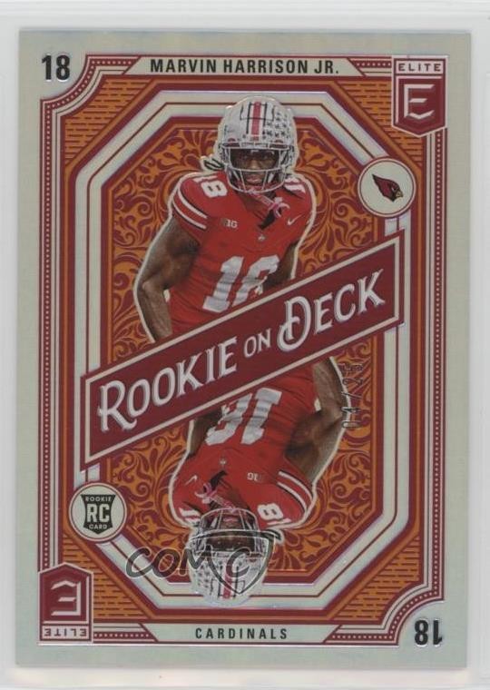 2024 Panini Donruss Elite Rookie On Deck Orange /25 Marvin Harrison Jr #17 RC