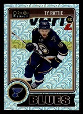 2014 O-PEE-CHEE PLATINUM TY RATTIE 153 MINT PLATINUM-TRAXX RC ST. LOUIS BLUES
