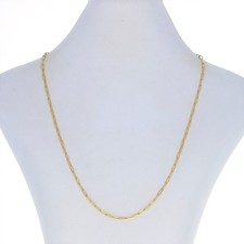 Gold Filled Paperclip Chain Necklace 18" - 1/20 14k Cable Spring Ring Clasp