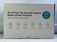 4G LTE Cellular Security Camera Wireless Outdoor Solar Powered No WiFi Security