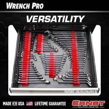 Ernst Wrench Pro Modular Magnetic Wrench Organizer 40 Tool Usa