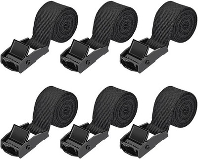 Tie Down Straps 6 Pcs Lashing Ratchet Strap 1'' x 3.3' Adjustable Heavy Duty Cam