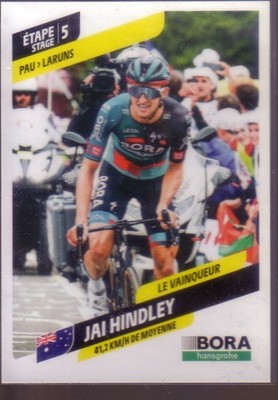 PANINI TOUR DE FRANCE 2023 JAI HINDLEY STAGE 5 STICKER # T05