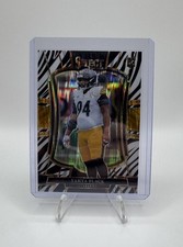 Yahya Black 2025 Panini Select Premier Level ZEBRA Shock Prizm Rookie CASE HIT