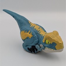 Jurassic World Dominion Uncaged Click Tracker Blue Velociraptor Figure Only