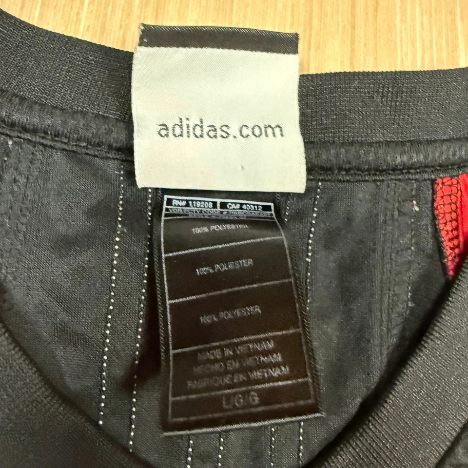 Camisa Jersey Masculina Grande Vintage Y2K Chicago Bulls Adidas Warm Up Shooting - Imagem 4 de 4