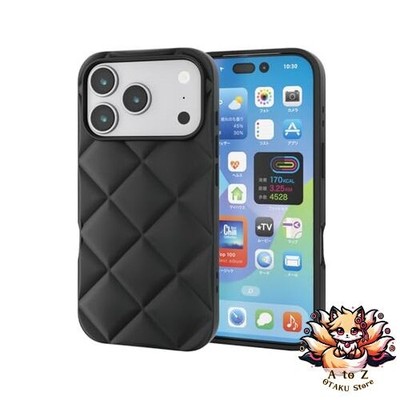 NEU ELECOM iPhone 17 Pro Hülle Weich Stoßfest Stoßdämpfend Gesteppt Design