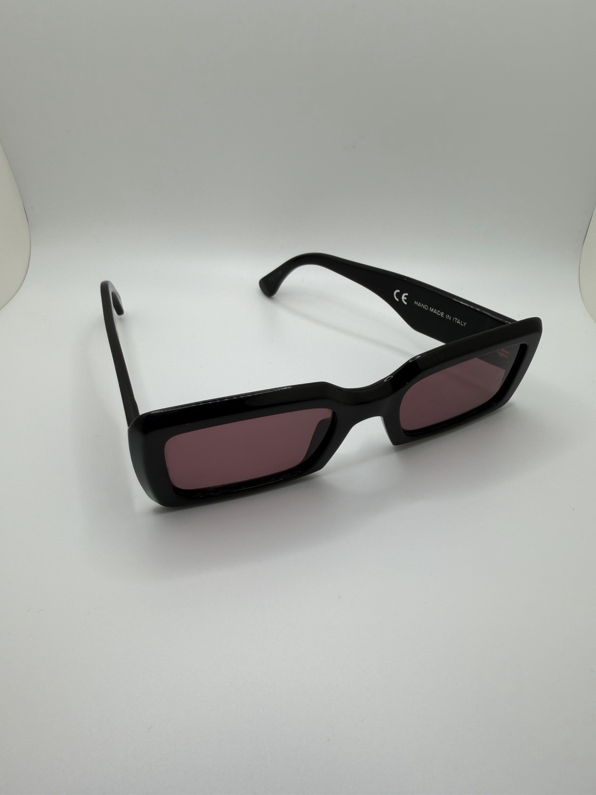 Retrosuperfuture Akila Black Rectangle Sunglasses… - image 1
