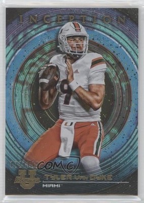 2022-23 Bowman Inception University Aqua Foil V2 132/199 Tyler Van Dyke #8 rf2