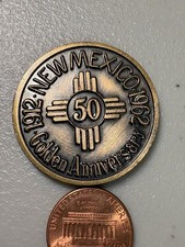 1962 New Mexico 50 Year Golden Annvi. W/Seal Nice Uncirculated SKU#38386