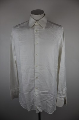 FERRE' COTTON SHIRT SHIRT MENS SIZE 42 16.5 MAN VINTAGE CASUAL LONG SLEEVE