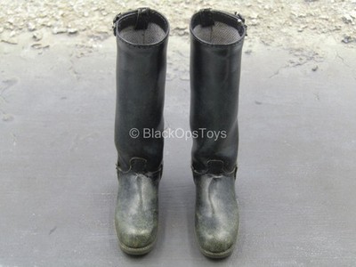 1/6 Scale Toy Star Wars - Han Solo - Weathered Black Boots (Peg Type)