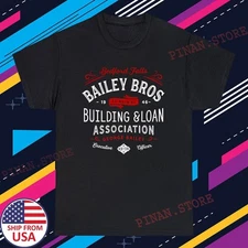 It's a Wonderful Life Bailey Bros Building & Loans Men's Black Size S-5XL