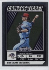 2022 Panini Elite Extra Edition College Tickets Optic Trystan Vrieling 0c2