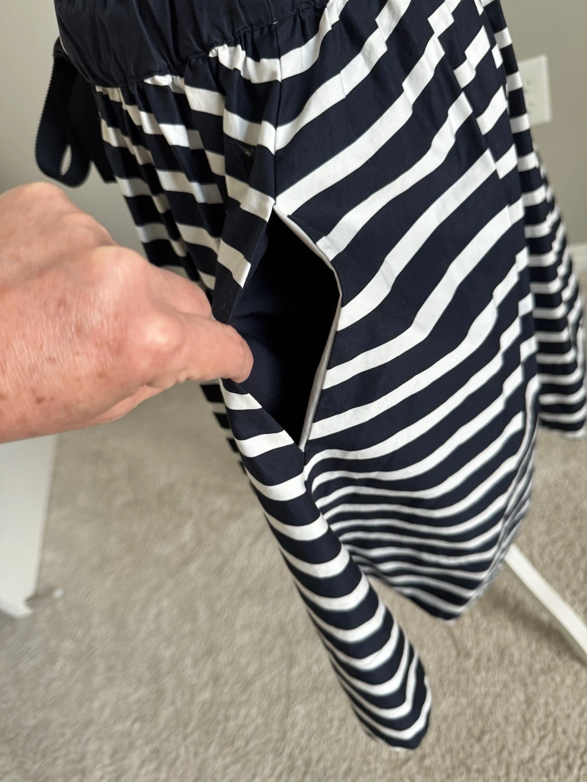 Abito da marinaio Kate Spade con tasche taglia XS