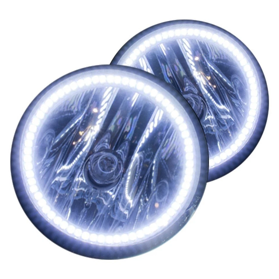 LED Fog Lights Halo Ring Lights Blue For 2004-2006 Pontiac GTO Foto 2 de 4