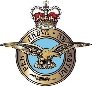 Royal Air Force RAF badge patch Self Adhesive Vinyl Sticker
