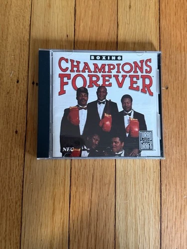 Champions Forever Boxing Game Case with Manual Turbografx 16 Red Version